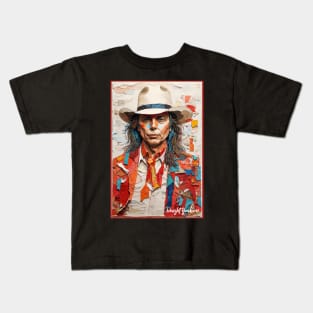 Dwight Yoakam // Paper Art Kids T-Shirt